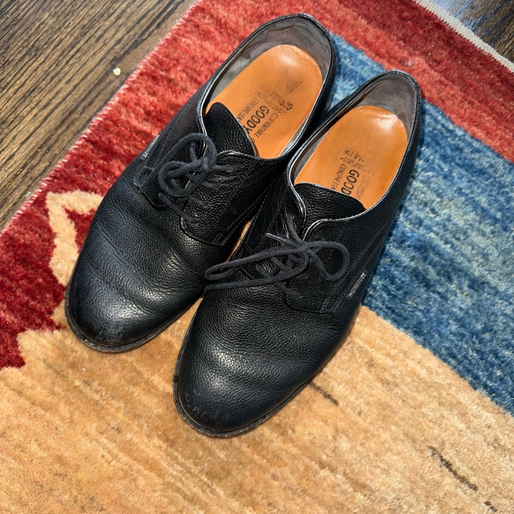 Black Mephisto Marlon Oxford Shoes